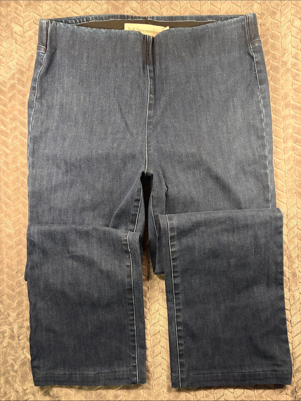 Soft Surroundings Indigo Straight-Leg Jeans - XL